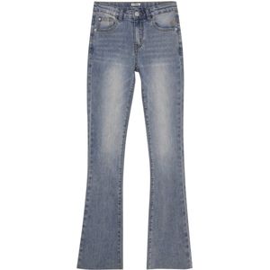 Indian Blue Jeans - Flared Fit Medium Denim - Broek - Lichtgrijs