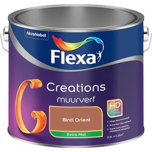 Flexa - Creations Muurverf Extra Mat - Binti Orient - Mengverf - 2.5 Liter