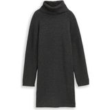 Tom Tailor Denim - Gebreide Jurk - Shale Grey Melange - Met Stretchaandeel