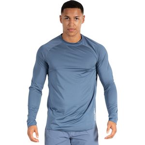 Smilodox Heren slim fit longsleeve Powerfit - regular fit lange mouw, ademend met functionele stof