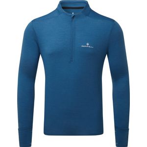Ronhill Men's Tech Merino 1/2 Zip Tee - Admiral/Limestone