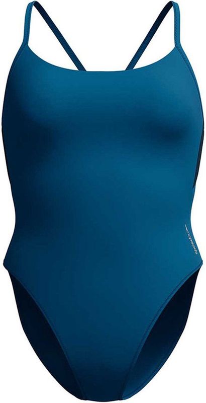 Speedo - Shaping Printed Splice - Badpak - Groenblauw