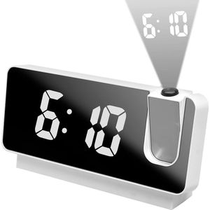 Solacis Wekkerradio Met Projectie - Wekkerradio - Digitale wekker - Wekkerradio kinderen - Wekker met projectie op plafond - Must have!