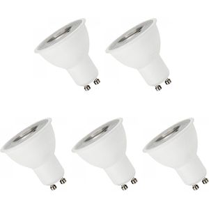 Spectrum - LED Lamp - GU10 - Koud Wit - 4W - 350 Lumen - 6000K - 5 Stuks