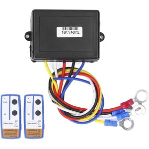 Afstandsbediening elektrische lier 12 V draadloze schakelaar tot 150 m - Vervanging voor Jeep Truck ATV SUV