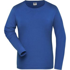 James and Nicholson Dames/dames Organic Cotton Sweater met lange mouwen (Koninklijk)