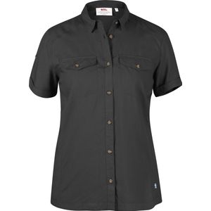 Fjallraven Abisko Vent Shirt SS Women - Dames - Blouse korte mouwen - Grijs