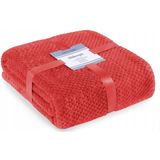 AmeliaHome - Shleepy - Deken - Rood - 220x240 cm, Polyester, Öko-Tex-gecertificeerd