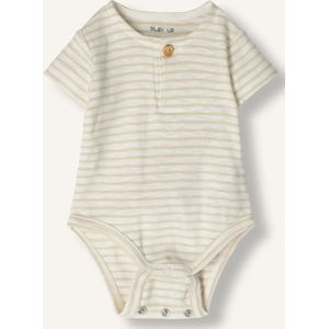 PLAY UP Striped Rib Flame Body Rompers Unisex - Geel - Maat 50