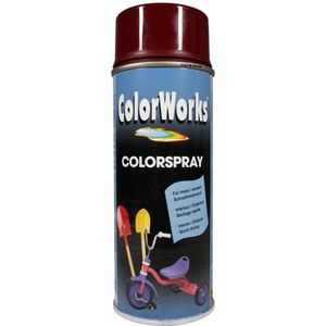 Colorworks Colorspray - Hoogglans - 400 ml - Bordeauxrood