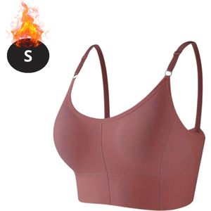 Livano BH Zonder Beugel - Zonder Bandjes - Push-up Bh's - Comfort Beha - Gemengd - Paars - Maat S