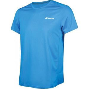 Babolat Core flag shirt, divablauw - Maat S -