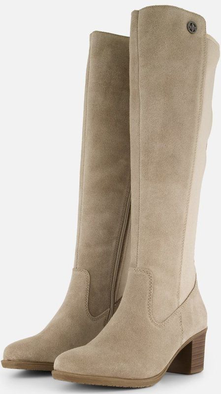 Rieker - Hoge Laarzen - Beige - Suede - Dames