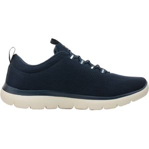 Skechers - Summits - Slip-on Sneakers - Navy/oranje - Vrijetijdsschoen