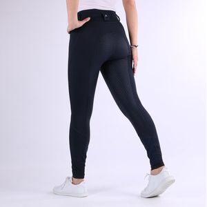 Euro-star Rijbroek Equitation Queen Full Grip Donkerblauw - Donkerblauw - 34