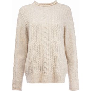 NED Trui Morina Ls Rmj Brei Melange 25w1 U216 09 652 Sand Melange Dames Maat - S