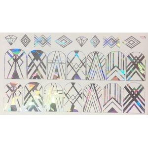 Korneliya Folie Decal 125 Zilver Glass