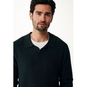 Mexx Polo Gestreept Donkergroen Heren - Maat M