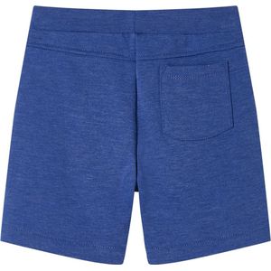 Kindershorts met trekkoord - Maat 140 - Gemêleerd blauw
