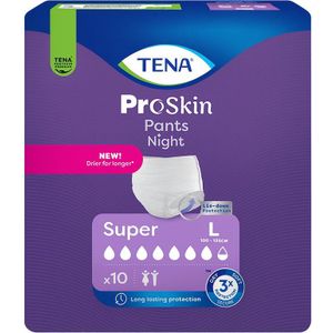 Tena - Proskin Pants Night Super - Incontinentiebroekjes - 1 pak van 10 stuks