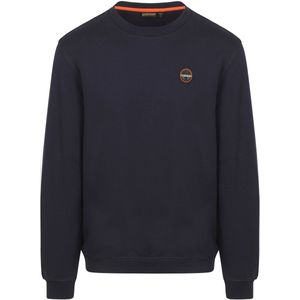 Napapijri - B-Badge Crew 1 - Trui - Blauw - Relaxte Pasvorm