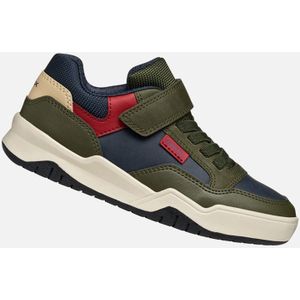 Geox - Perth E - Sneakers - Luchtvaartblauw en Grijs - Voor Jongens