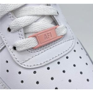 Sneaker Tags Shell Roze Geschikt Voor AF1 | Metaal | Schoenaccessoires - Schoenveters - Lace Locks