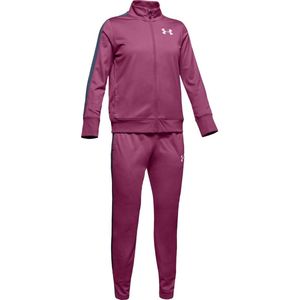 Under Armour Em Knit Track Suit Meisjes Trainingspak - Pace Pink - Maat 130
