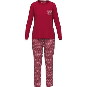 TOM TAILOR X-mas Dames Pyjamaset - Rood - Maat L