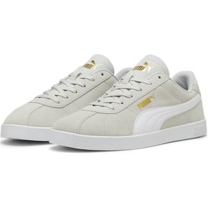 PUMA Puma Club II Unisex Sneakers - Glacial Gray-PUMA White-PUMA Gold - Maat 44.5