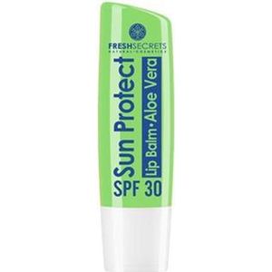 Fresh Secrets Zonnebrand Lippenbalsem Aloë SPF30