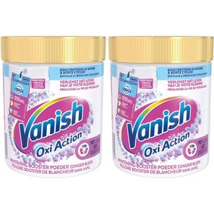 VANISH Vlekverwijderaar Oxi Action Whitening Booster Powder - 2x530gram