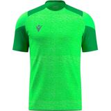 Macron Glory Golem Shirt Korte Mouw Heren - Fluo Groen / Groen | Maat: 3XL