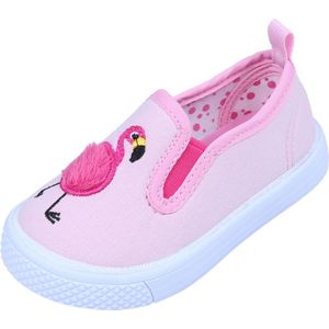 Lichtroze sneakers voor meisjes FLAMINGO