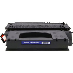 Toner Geschikt voor HP 49X / Canon 708H / Q5949X | 1x Zwart Geschikt voor HP LaserJet 1320 - HP LaserJet 3390 - HP LaserJet 3392 - Canon LBP 3300 - Canon LBP 3360