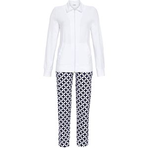 Wit Ringella huispak katoen - Wit - Maat - 38