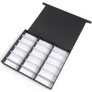 Inovra ® Stijlvolle Opbergdoos voor Brillen en Sieraden met 18 Compartimenten