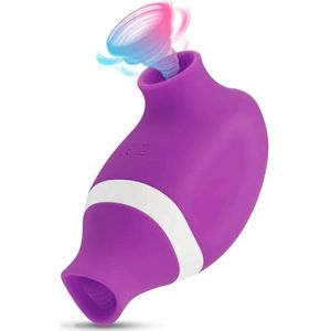 Akindo - Oral Air-Pulse Clitoris Stimulator - Luchtdruk Vibrator - Discreet & Stille Vibrators voor Vrouwen - Vibrators voor Vrouwen & Koppels - Seksspeeltjes - Sex Toys Couples - Erotiek - Fibrator -Vibromasseur - paars