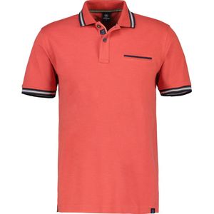 Lerros Korte mouw Polo shirt - 2343248 329 HIBISCUS RED (Maat: L)