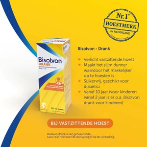 Bisolvon Drank Vastzittende Hoest - 2 x 200 ml