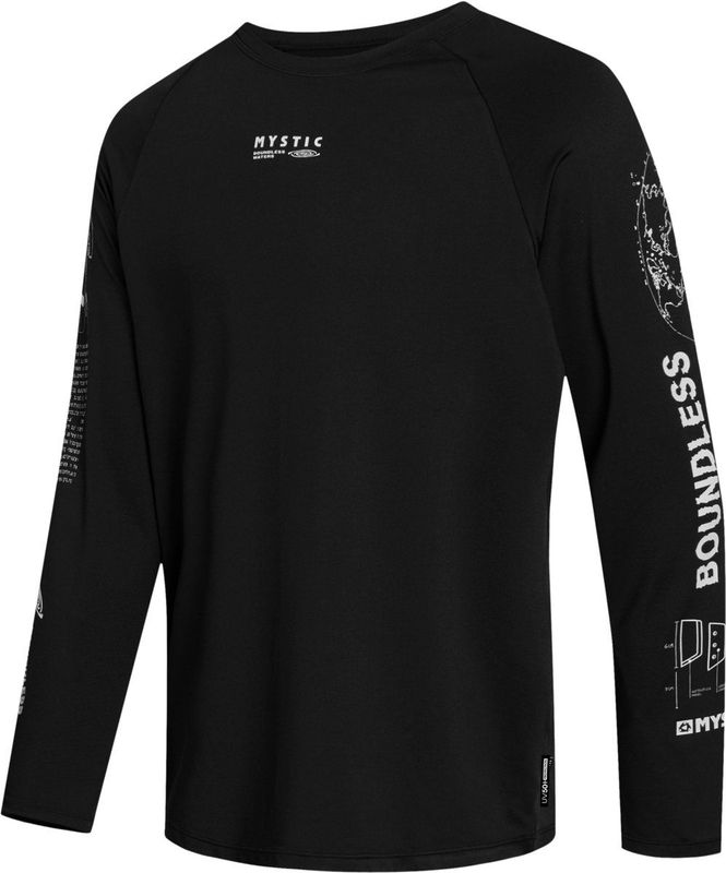 Mystic Tactic L/S Loosefit Quickdry - 240166 - Black - L - Men
