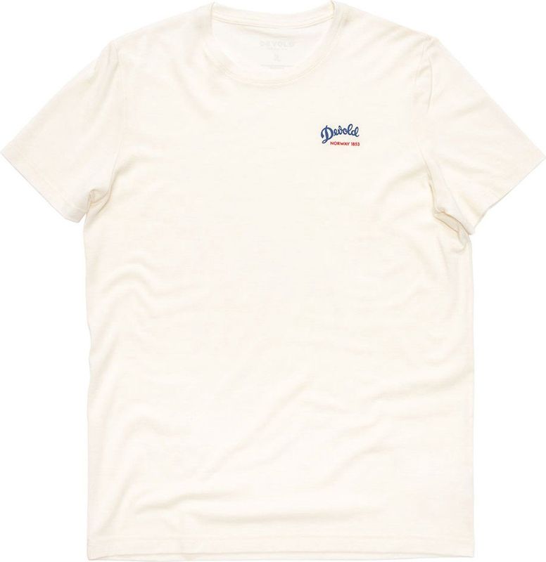 Devold Of Norway - Script - T-shirt - Wit - Korte Mouwen - M