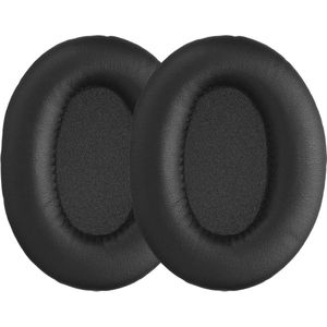 Oorkussens voor Hoofdtelefoon - Vervangende Oorkussens van Kunstleer en Schuim - Comfortabele Earpads in Zwart - Compatibel met Verschillende Modellen