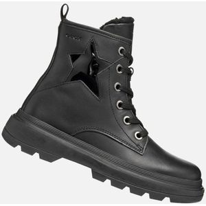 Geox - Kiddartah - Ranger Boots - Zwart - Chunky Buitenzoool
