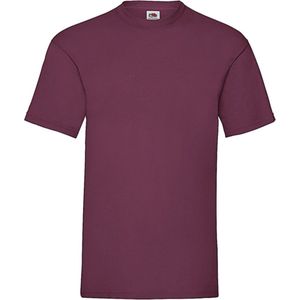 Fruit of the Loom - 5 stuks Valueweight T-shirts Ronde Hals - Burgundy - XL