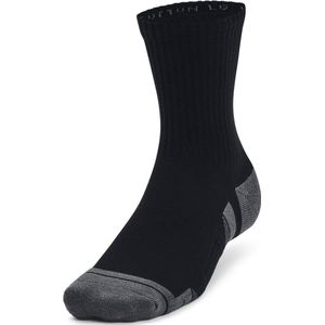 Under Armour Performance Cotton Lange Sokken 3 Paren ZwartMan