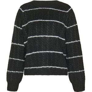 Usha - BLUE LABEL - Trui - Zwart/Wit - Classic