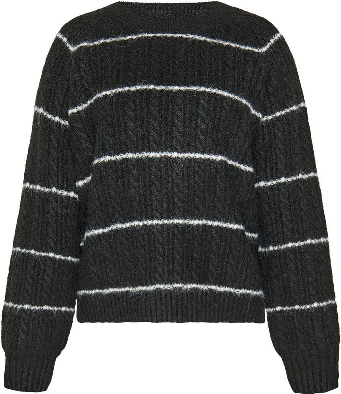 Usha - BLUE LABEL - Trui - Zwart/Wit - Classic