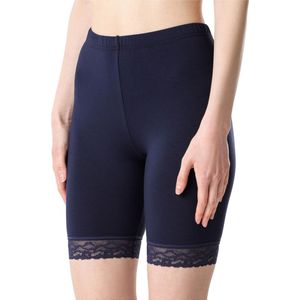 Bellivalini Dames Leggings - Vrijetijdsbroek - Korte - Katoen - BLV-BLV50-217-LE - Donkerblauw - XS