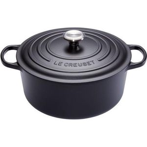 Le Creuset Braadpan Signature - Mat Zwart - ø 34 cm / 12 liter